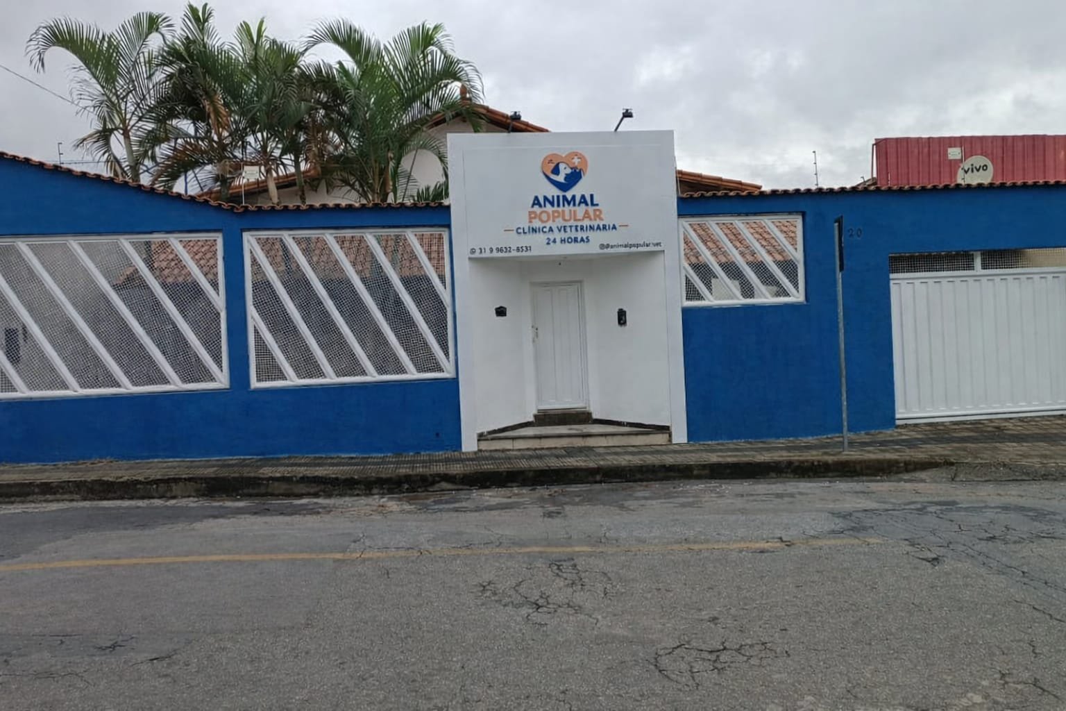 Fachada da Clínica Animal Popular